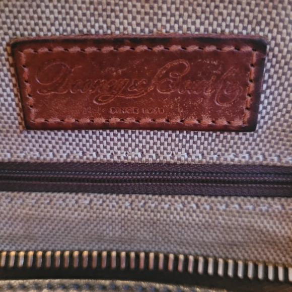 Dooney & Bourke Navy Leather Handbag. Vintage - Picture 11 of 13